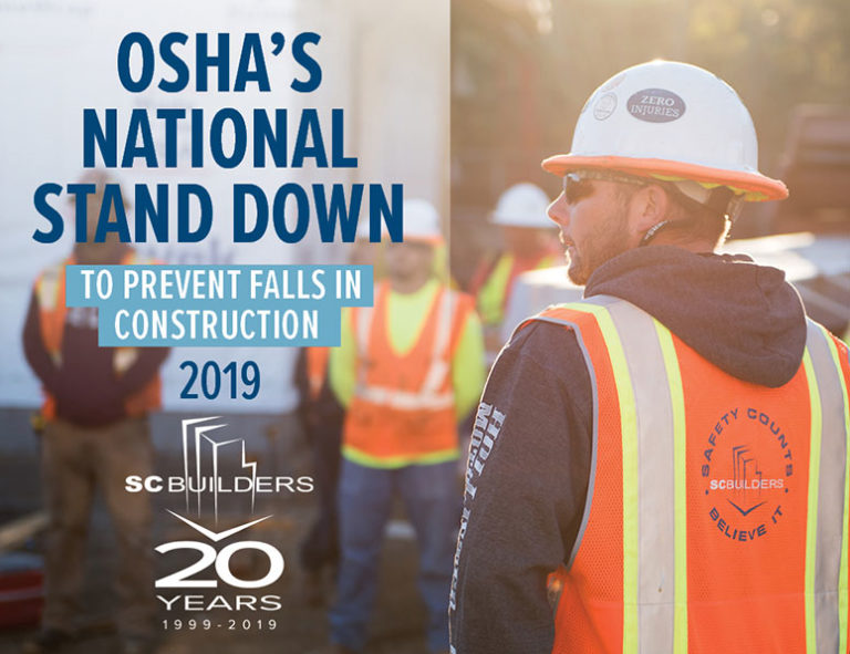 OSHA National Stand Down to Prevent Falls in Construction SC